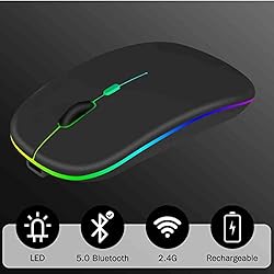 UrbanX 2.4GHz & Bluetooth Mouse, Rechargeable