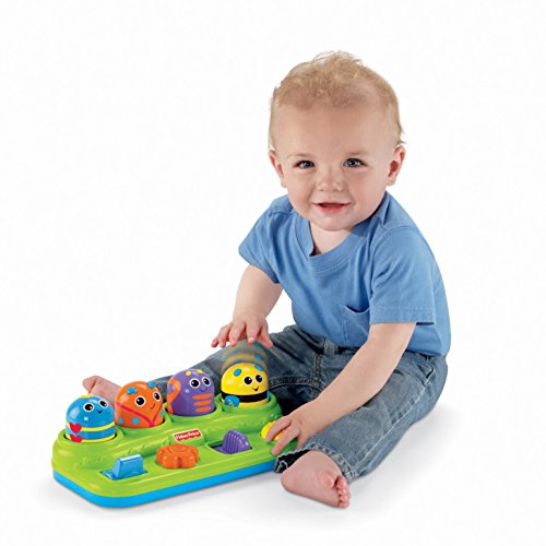 41 9vh9Pw5L - Fisher-Price Brilliant Basics Boppin' Activity Bugs [Amazon Exclusive]