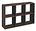 ClosetMaid 1582 Cubicals Mini 6 Cube Organizer, Espresso