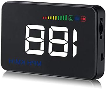Excelvan A500 Car HUD Projector Head-Up Display Speeding Warning Fuel Feat Mirroring Function Black Maoyou