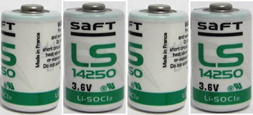 Saft LS14250 Lithium battery 2pcs Non Rechargeable 3.6V
