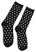 Bamboo Blend Women's Crew Socks (3 Pair) Autumn Fall Leaves One Size