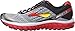 Brooks Men's Ghost 9 Alloy/High Risk Red/Black Sneaker 11 D (M)
