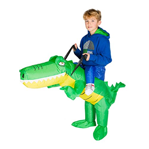 Bodysocks - Inflatable Crocodile Piggyback Animal Zoo Children's Fancy Dress Costume