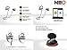 NEO Bluetooth Headphones Black-Wire With Advanced Features: Wireless Earbuds Bluetooth 4.1 With Crystal Clear Microphone, Stunning HD Sound, Longest 10 Hour Charge. For Sport, Running,Walking,Gym,Work