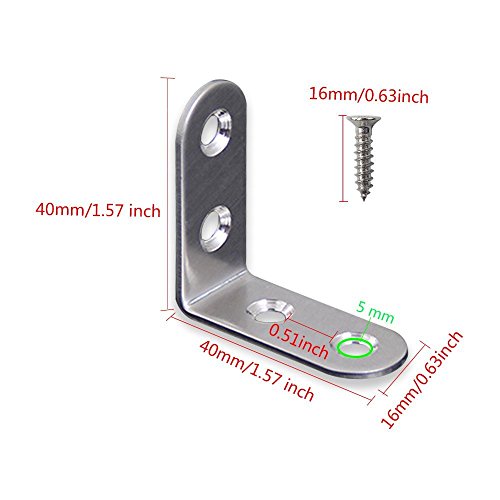 1 Bracket+TSMADDTS+Stainless+L+Shaped+Fastener