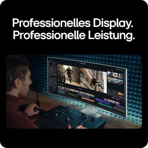 UltraWide 40U990A-W.AEU, 40 Zoll, 21:9 Curved 5K2K Nano IPS Black Monitor, 120Hz, AMD FreeSync Premium, DisplayHDR 600, Weiß