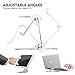 Adjustable Cell Phone Tablet Stand Multi-Angle, Pasonomi Foldable Desktop Stand Holder Dock Cradle Compatible with iPhone X/8/8 Plus, iPad Pro/Air, Phone, Accessories, Tablets, Laptops, Macbook-Silver