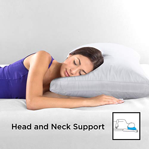 Lavish Home Pillows Luxury Adjustable Loft Memory Foam and Soft Plush