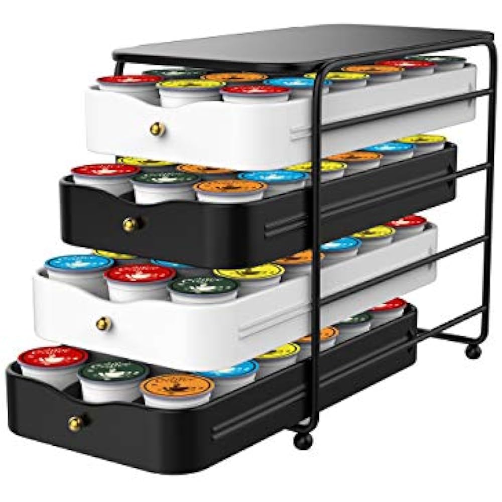 Download Everie 4-Tier Coffee Pod Storage Holder Organizer Drawer For 72 K Cup Pods And | eBay