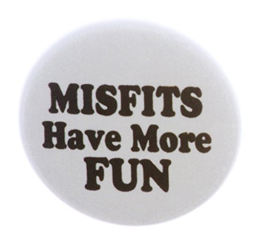 A&T Designs Misfits Have More FUN 2.25" Keychain Emo Punk Goth
