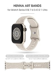 Boho Engraved Band Compatible with Apple Watch Band