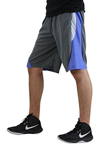 American Legend Mens Active Athletic Performance Shorts - Set 3-5 Pack, L - Thumbnail 2