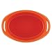 Rachael Ray Stoneware 18-Ounce Mini Oval Casserole, Orange