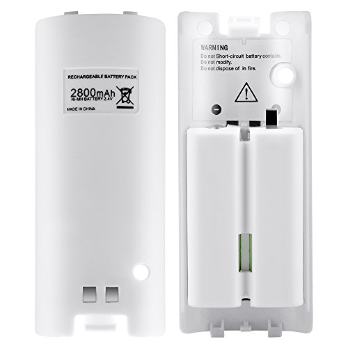 Batteries Pack for Wii Remote Controllers, Lavuky WD04 Rechargeable