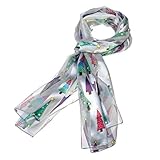 Purple Box Jewelry Christmas Tree Scarf One Size (Silver)