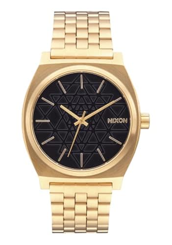 Nixon Time Teller Gold and Black Women's Watch (37mm