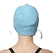 Beemo Swim Cap Women Chin Strap Swimming Caps- Light Blue