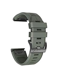 ANCOOL Compatible Garmin Fenix 5X Plus Band 1.024 in Easy Fit Silicona Smart Watch correas de repuesto compatible Fenix 5X Fenix 5X Plus Fenix 3 Fenix 3 HR