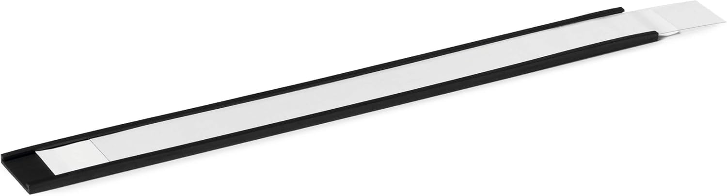 Durable 171058 Magnetic C-Profiles incl. Labels, 200 x 20 mm (W x H), 5 Pieces, Anthracite