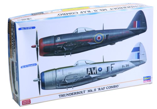HAS02033 1:72 Hasegawa Thunderbolt Mk.II RAF Combo (2 kits) Limited Edition MODEL KIT