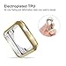 Apple Watch Series 2 Case 38mm, Alritz Plated TPU Protector Slim Anti-scratch Bumper Cover for iWatch Series 2 Series 1, Gold