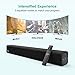 100Watt 32 Inch Soundbar, Bestisan 2.1 Channel Bluetooth 5.0 Sound Bar with Built-in Dual Subwoofer TV Speakers (2020 New Version, 60 Days Home Trial)thumb 4