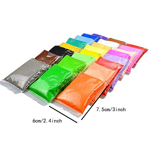 24 Colors Air Dry Clayï¼ŒDIY Creative Modeling Clayï¼ŒLight DIY Clay with Tools for Art Crafts,Best Gift for Kids