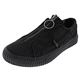 Blowfish Carter Womens Canvas Classic Fashion Sneaker Shoe Black Size 8.5