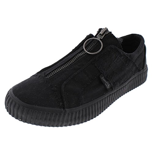 Blowfish Carter Womens Canvas Classic Fashion Sneaker Shoe Black Size 8.5