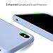 Miracase Liquid Silicone Case Compatible with iPhone Xs (2018)/ iPhone X(2017) 5.8 inch, Gel Rubber Full Body Protection Shockproof Cover Case Drop Protection Case Purple