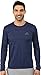 adidas Performance Men's Ultimate Long Sleeve Tee, Small, Collegiate Navy/Heather/Dark Grey Heather