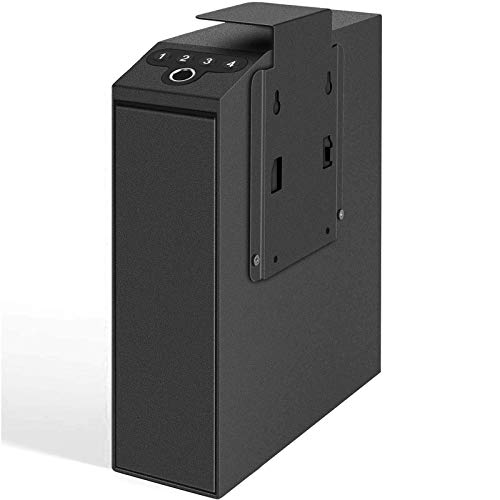 Biometric Slider Handgun Gun Safe for Nightstand, Desk, Bed Side, Truck