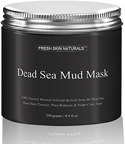 Yuxule Dead Sea Mud Mask Natural Facial Cleanser Perfect for Acne/Pimples/Blackhead/Oily Skin, 250g / 8.8 fl.oz