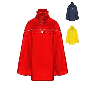 Cyclehero Fietsregenponcho, uniseks, met capuchon, hoogwaardig en waterafstotend, inclusief kijkvenster, waterdichte…