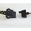 Conntek-7-Way-to-45-Flat-Boat-Trailer-Coiled-Cord-4-feet-Yellow