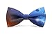 Mens Pre-Tied Satin Bowtie Adjustable Length Solid Color Patterned bow tie