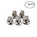 Stainless Steel Pen Holder, Strong Adhesive Clips with Adjustable Spring Loop, Fit any Size Pens, Use in Home Office Kitch Car, 5 Pack primary