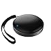 Cobble Pro Elegant 4.2 BT Speaker - Ultra Slim Wireless Aluminum Round Speaker with Leather Base & Strap [1.3 inch] Built-in Mic - Loud and Crystal Clear Sound
