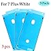 Ogodeal Screen Adhesive Waterproof Pre-Cut Seal Strips Stickers for iPhone 7 Plus White 2 Pack