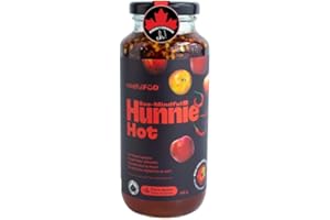 Mindful FÜD Hunnie Hot | Apple Honey made from Canadian Apples | Chili Infused, Bee Free Honey Alternative | Vegan | Substitu