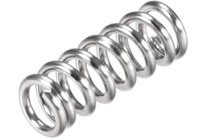 uxcell Compression Spring,304 Stainless Steel,6mm OD,1mm Wire Size,7.5mm Compressed Length,15mm Free Length,37.2N Load Capaci