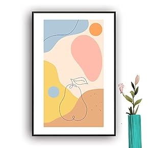 Framed Canvas Wall Art Picasso Poster Print of Woman Canvas Prints Home Artwork Decoration for Living Room,Bedroom - 16x24 inches
