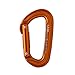 Fusion Climb Contigua Modified Straight Gate Modified D Shape Carabiner Orange