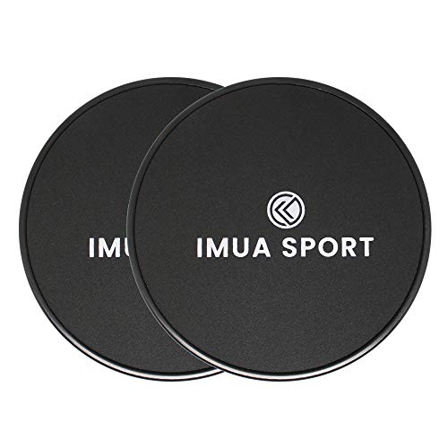 Imua Sport Core Sliders DualSided Sliders for Working Out on Carpet