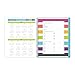 Blue Sky 2019-2020 Academic Year Teachers Weekly & Monthly Lesson Planner, Flexible Cover, Twin-Wire Binding, 8.5
