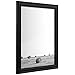Craig Frames 200ASHBK 8 by 12-Inch Picture Frame, Wood Grain Finish, 0.75-Inch Wide, Black