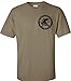 Gadsden and Culpeper Right to Bear Arms T-Shirt - Coyote Tan - XL