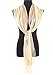 MissShorthair Womens Wedding Evening Wrap Shawl Glitter Metallic Prom Party Scarf with Fringe (onesize, 23 color)