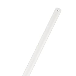 24in Ceiling Fan Extension Downrod in Matte White